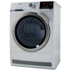 AEG T6DBG822N 6000 Series 8kg Heat Pump Tumble Dryer, White 