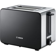 Bosch TAT7203GB Sky 2 Slice Toaster, Black & Stainless Steel 
