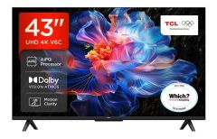 TCL 43V6C-UK 43" 4K Direct LED HDR Google TV