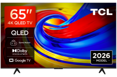 TCL 65P7L-UK 65" 4K HDR QLED Direct LED Google TV - Black