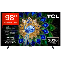 TCL 98A400U-UK 98" Premium QD-MINI LED Google TV - Black