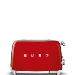 Smeg TSF03RDUK Retro Style 4 Slice Toaster - Red 