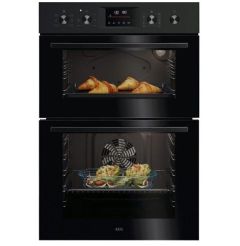 AEG OU5CP40B double oven in black