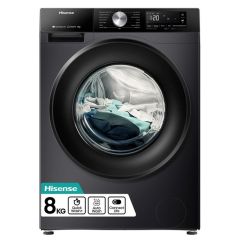 Hisense WF3S8043BB3 Black 8kg Slim Depth Washing Machine