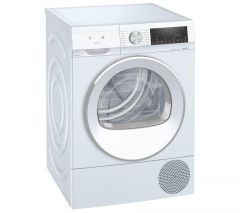 Siemens WQ45G2D9GB iQ500 9kg Heat Pump Tumble Dryer With Self Cleaning Condenser - A++ Rated - White 