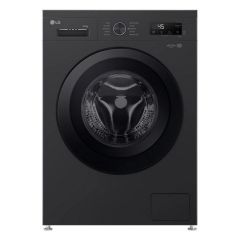 LG W4X1095NNK washer dryer in onyx black