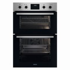 Zanussi ZKCXL3X1 Built In Electric Double Oven - Stainless Steel 
