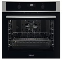 Zanussi ZOPND7X1 Pyrolytic Built In Single Oven - A+ Rated, Stainless Steel