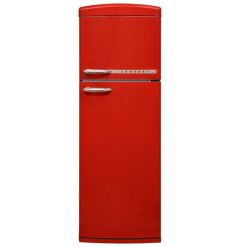 Zanussi ZTAE31EM1 Retro Fridge Freezer In Red