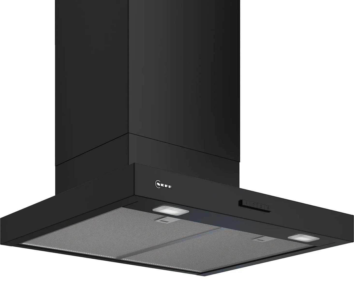 Neff N50 D65BCC2S0B 60cm Chimney Cooker Hood - Black - B Rated