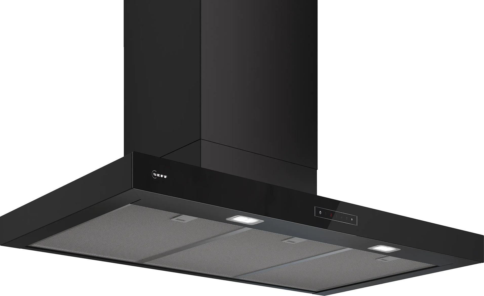 Neff N70 D97BDN2S0B 90cm Chimney Cooker Hood - Black - A++ Rated