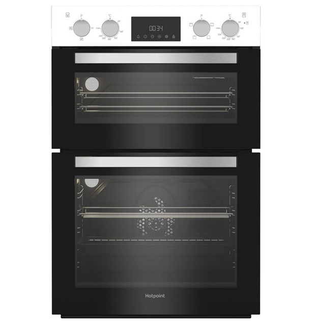 Hotpoint DIH10DW Built In Electric Double Oven - White