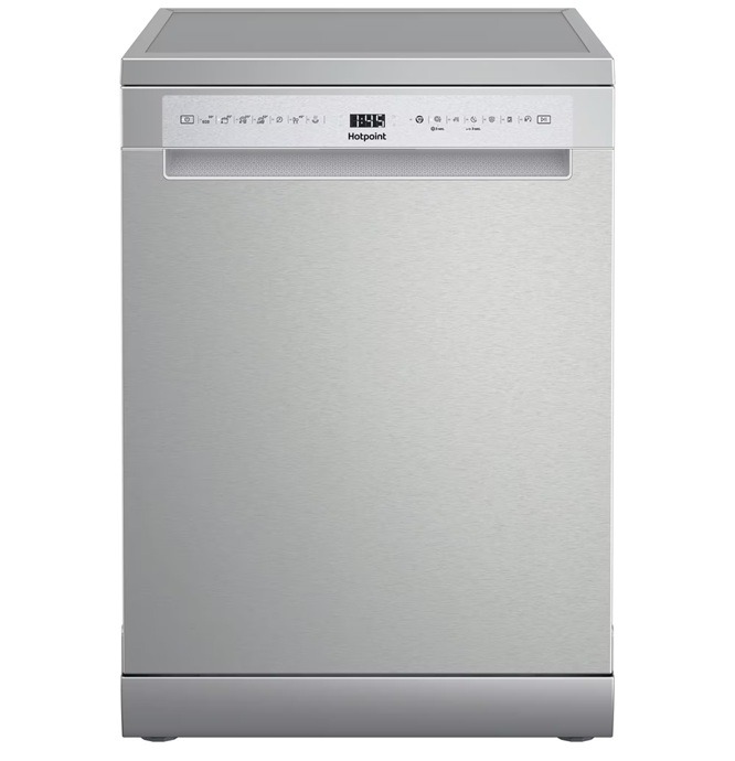 Hotpoint H7FHS51XUK Full Size Dishwasher - Silver - B Rated
