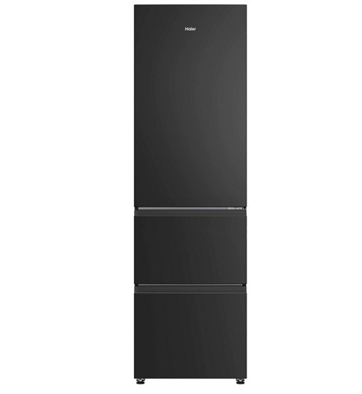 Haier HTR3518ENMTK 185cm 60/40 Frost Free Fridge Freezer - Black
