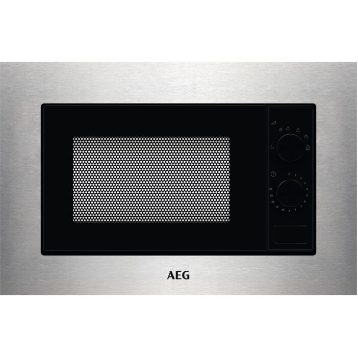 AEG MSE1717SM Built In Microwave - Black/Stainless Steel