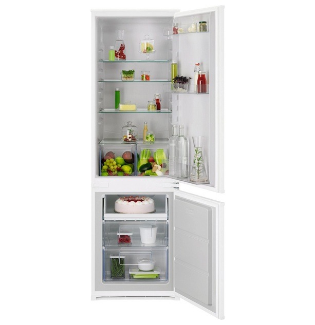 AEG 6000 Series NSC6L18ZES Integrated Fridge Freezer - Sliding Hinge