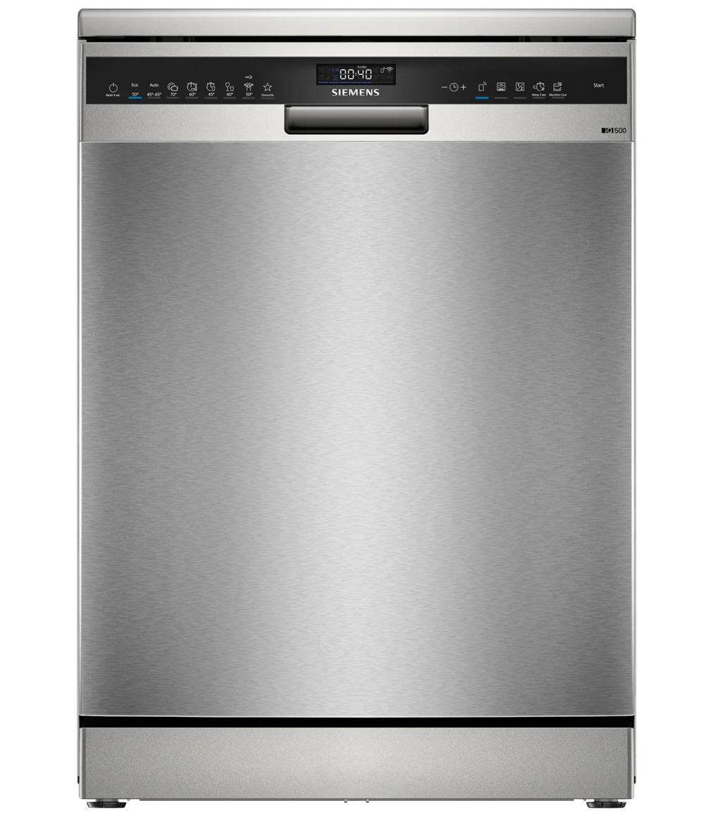 Siemens SN25EI13CE iQ500 Freestanding Standard  Dishwasher - A Rated - Stainless Steel