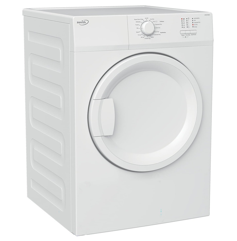 Zenith ZDCT700W Condenser Tumble Dryer 7kg - White