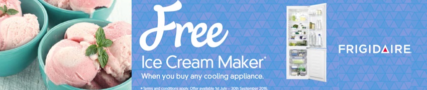 frigidaire free ice cream maker banner