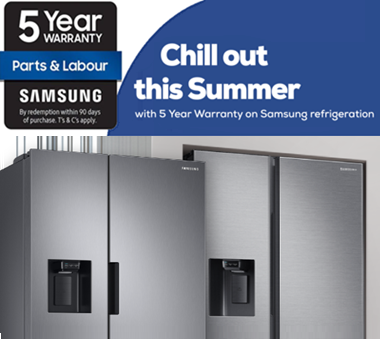 Samsung 5 Year Parts and Labour Warranty